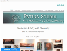 Tablet Screenshot of patinastudio.com